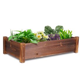 Large Garden Planter Raised Bed Indoor Outdoor Patio Flower Plant Herbs Pot Boxs Pine Wood