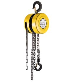 VEVOR Hand Chain Hoist, 2200 lbs /1 Ton Capacity Chain Block, 20ft/6m Lift Manual Hand Chain Block