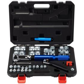 VEVOR Hydraulic Flaring Tool Kit, 45Â° Double Flaring Tool, Brake Repair Brake Flaring Tools for 3/16"-1/2"