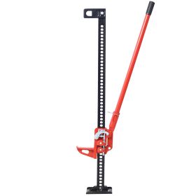 High Lift Farm Jack, 48" Utility Farm Jack, 7000 lbs Capacity Ratcheting Off Road Utility Jack, Heavy-Duty Farm Jack for Tractor, Truck, SUV