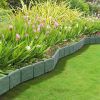 20 PCS Cobbled Stone Effect Plastic Garden Lawn Border Edging