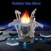 2020 New High quality gas cooker portable outdoor camping aluminum alloy stove ultra light picnic cooking stove survival furnace