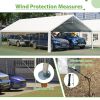 20x40FT Party Tent Heavy Duty, Large Wedding Event Shelters with 3 Carry Bags & Removable Sidewalls, Outdoor Canopy Gazebo Commercial Tents for Partie