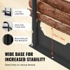 VEVOR 12.7FT Outdoor Firewood Rack with Cover, 152x14.2x46.1in,Heavy Duty Firewood Holder & 600D Oxford Waterproof Cover for Fireplace, Patio, Indoor/