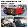 VEVOR Diesel Air Heater, 5KW 12V Parking Heater, Mini Truck Heater, Single Outlet Hole, with Black LCD, Remote Control, Fast Heating Diesel Heater, Fo