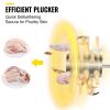 VEVOR Chicken Plucker Drill Attachment, Stainless Steel Drill Chicken Plucker, 18 Fingers Chicken Feather Plucker Machine, 0.4 Inches Shank Poultry De