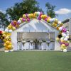 20x40FT Party Tent Heavy Duty, Large Wedding Event Shelters with 3 Carry Bags & Removable Sidewalls, Outdoor Canopy Gazebo Commercial Tents for Partie