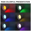 Underwater RGB LED Light Swimming Pool Submersible Light AC 12V/24V 35W IP68 Waterproof Seven Color Spa Lamp with Remote Control