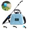 5L/1.3Gallon Electric Plant Sprayer Telescopic Rechargeable Garden Sprayer Automatic Handheld Sprayer with 3 Spray Spouts Shoulder Strap for Cleaning