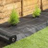 5 ft. x 100 ft. Black Heavy-Duty Landscape Fabric Pro Commercial Weed Barrier