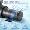 VEVOR Swimming Pool Pump 1.5HP 115V 1100W, Single Speed Pumps for Above Ground, Powerful Self Primming Pool Pumps w/ Strainer Filter Basket, 5280 GPH