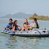 INTEX Excursion Inflatable Boat Series: Includes Deluxe 54in Boat Oars and High-Output Pump ‚Äì SuperTough PVC ‚Äì Adjustable Seats