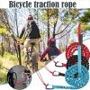 4.5m Bicycle Tow Rope MTB Bike Traction Rope Parent-Child Rally Rope Portable Pets Dog Tow Rope Outdoor Elastic Tow Rope