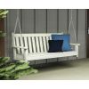 Vineyard 60" Swing White Freight Free Garden Swinging Chair Outdoor Furniture